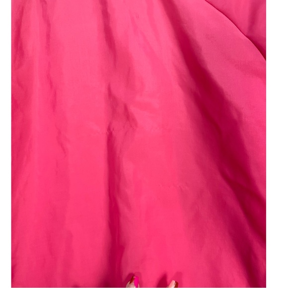 Vintage 70's/80's Pink SEARS Nylon Snap Button Windbreaker Size XL - Picture 8 of 15
